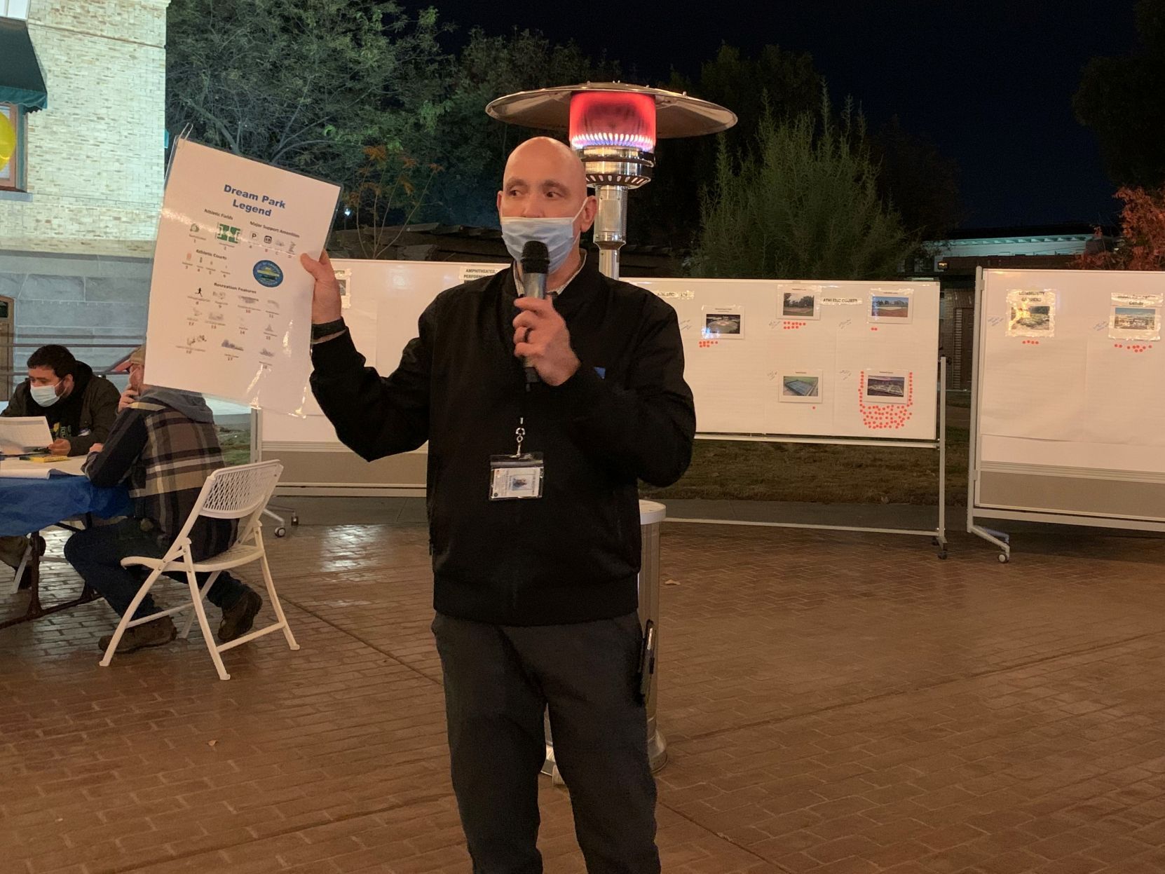 Community members design their 'dream park'